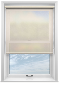 Pompeii Voile, Parchment - Twist&Fit Roller Blind